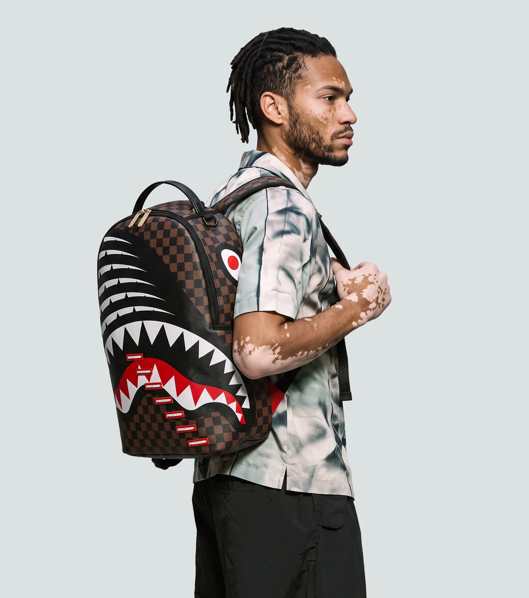 Morral Sprayground Sharks In Paris Factory Error 134790 CF