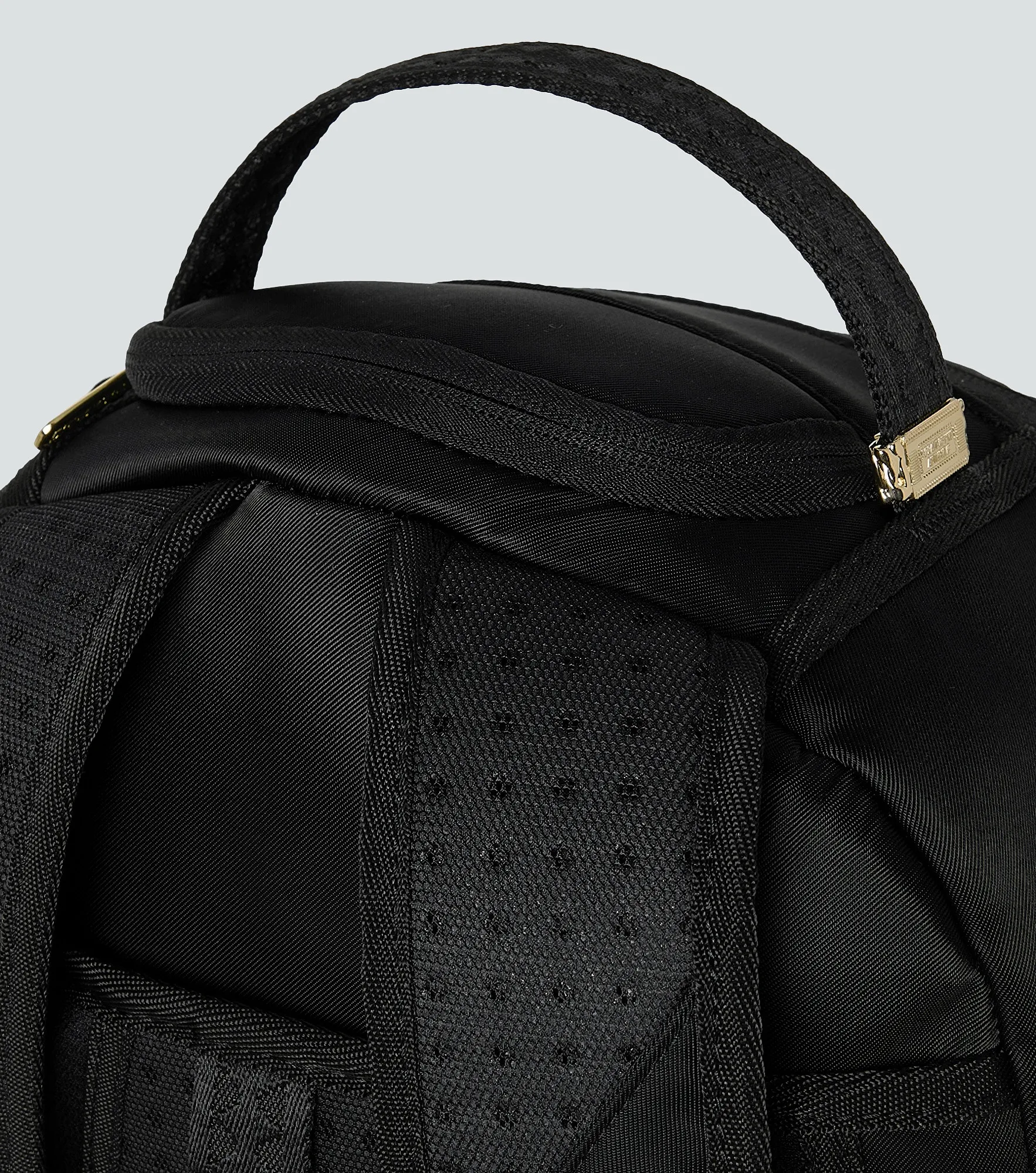 Morral Sprayground Shark Central Gold Lettering 134792 NG