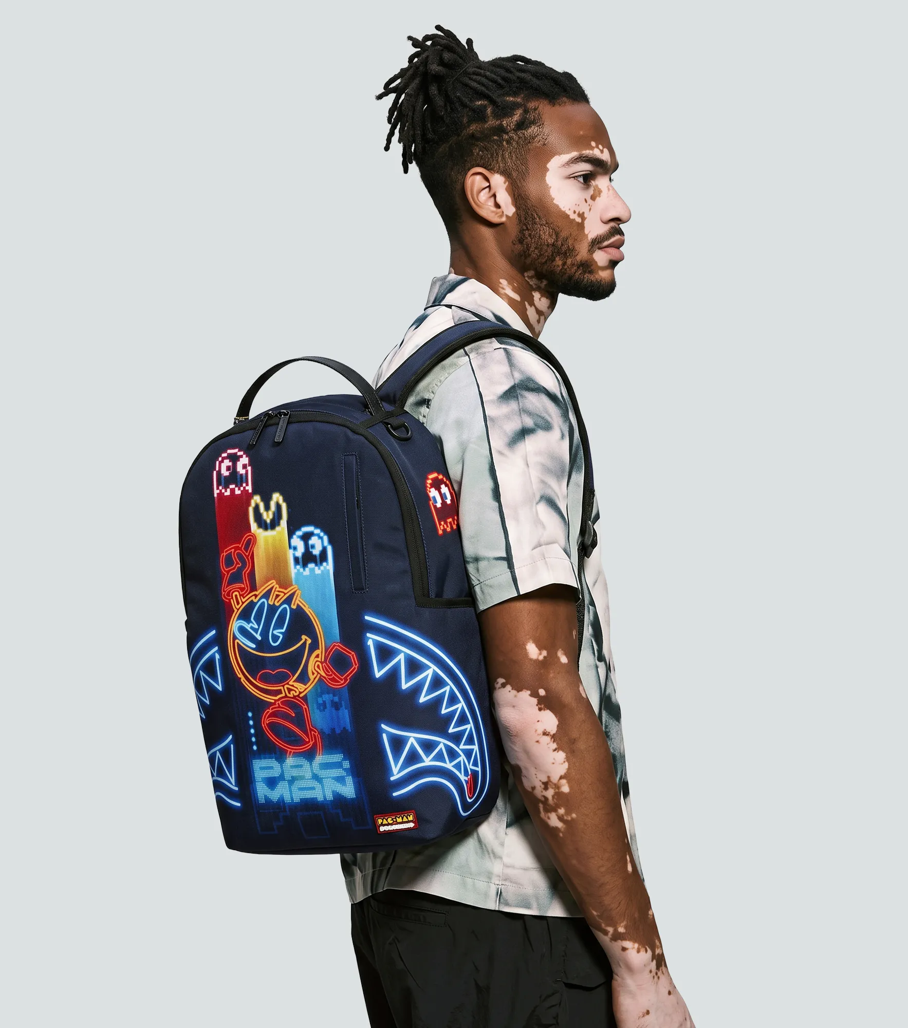 Mochila Sprayground Pacman Neon Shark 134798 NG