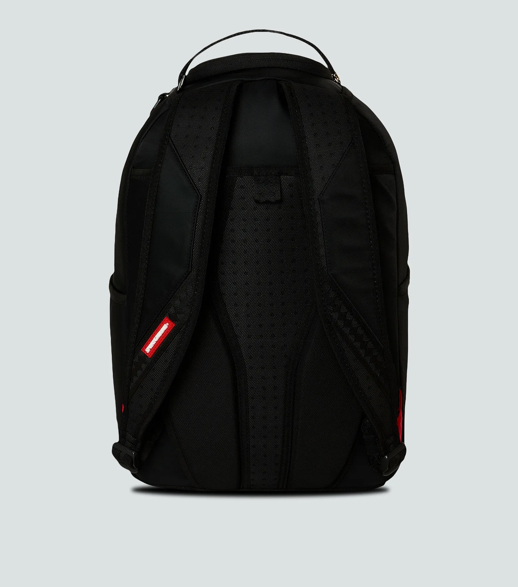 Morral Sprayground Shark Central White Stencil Shark Black Nylon 134800 NG