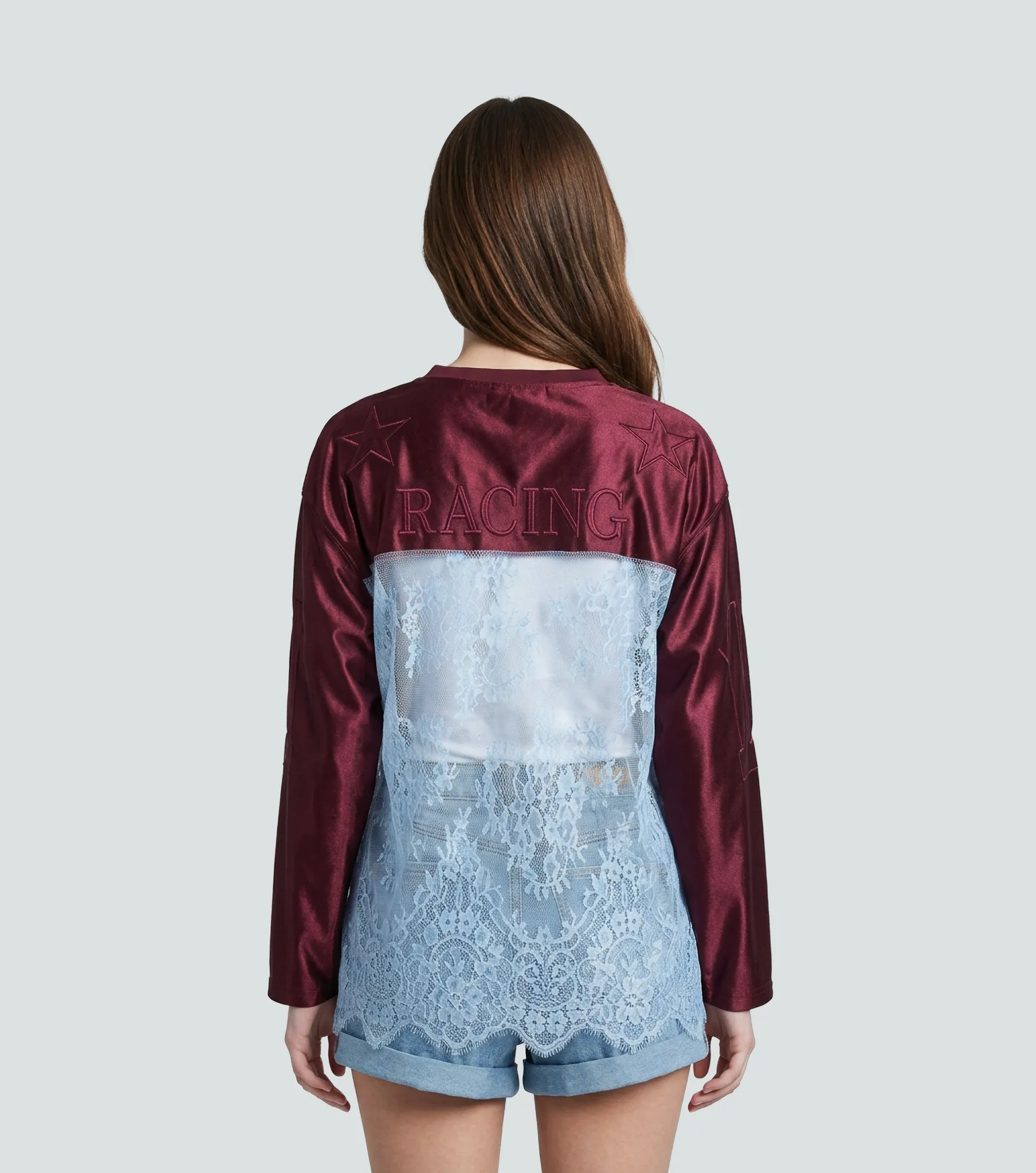 Blusa Casual Encaje Derek Lovely 838908 AZ