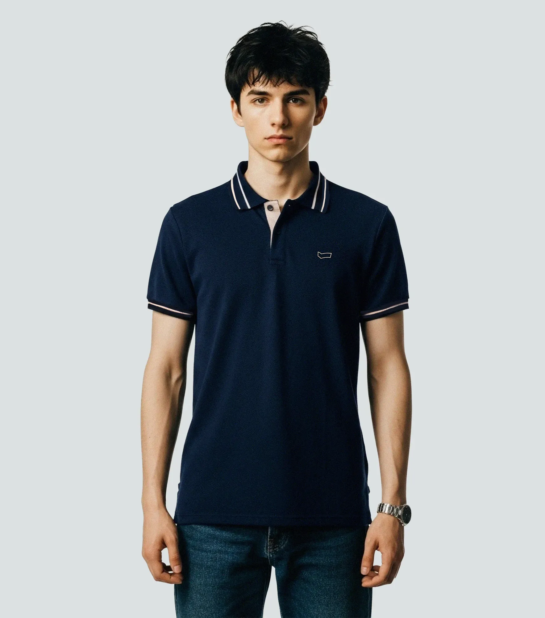 Adler Polo Slim Fit Masculina GasAO