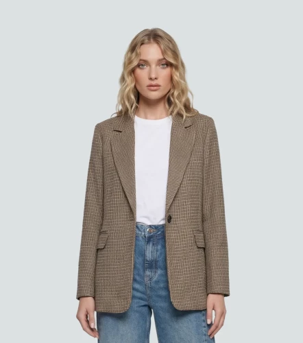 Blazer De Cuadros Clasico DerekCF