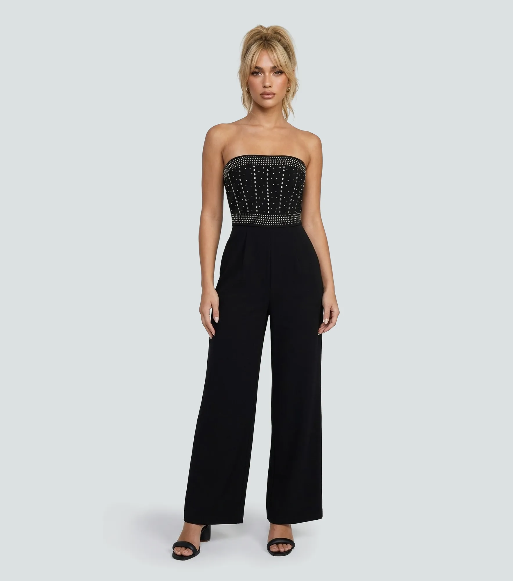 Enterizo Con Adornos Plateados Derek 837232 NG