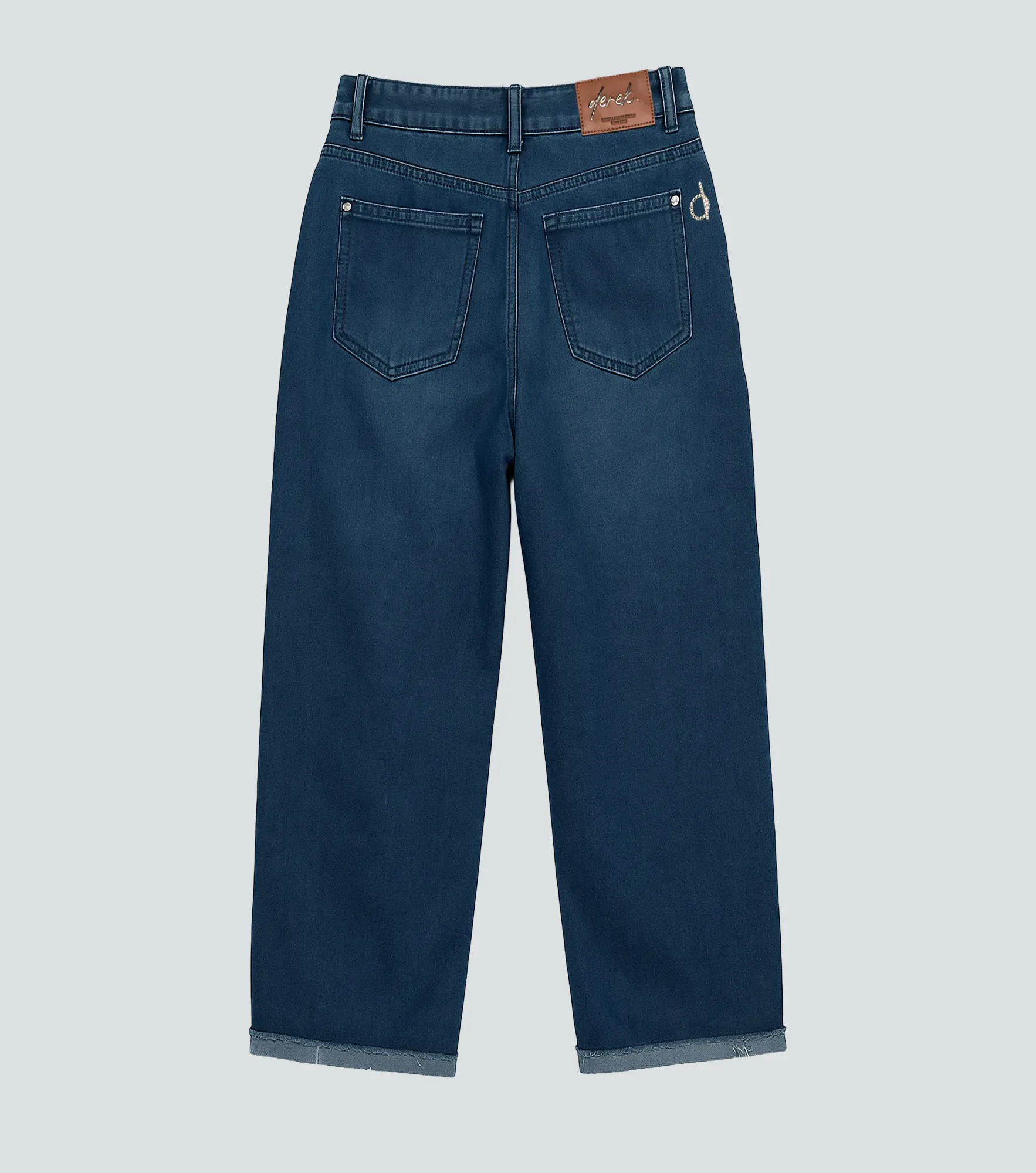 Jean Para Mujer Bota Recta Con Bolsillos Derek 834768 AZ