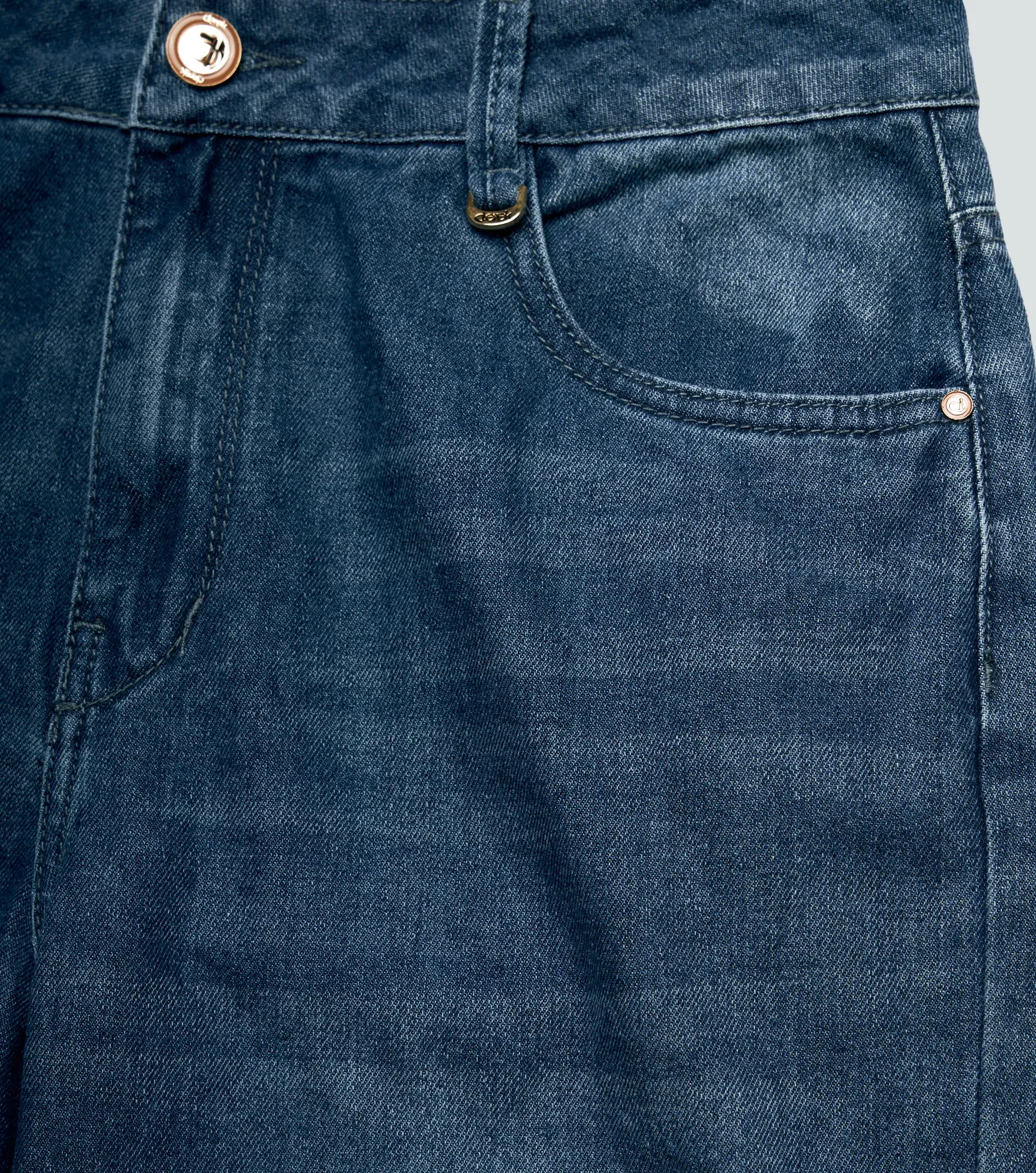 Jean Para Mujer Bota Recta Con Bolsillos Derek 834768 AZ