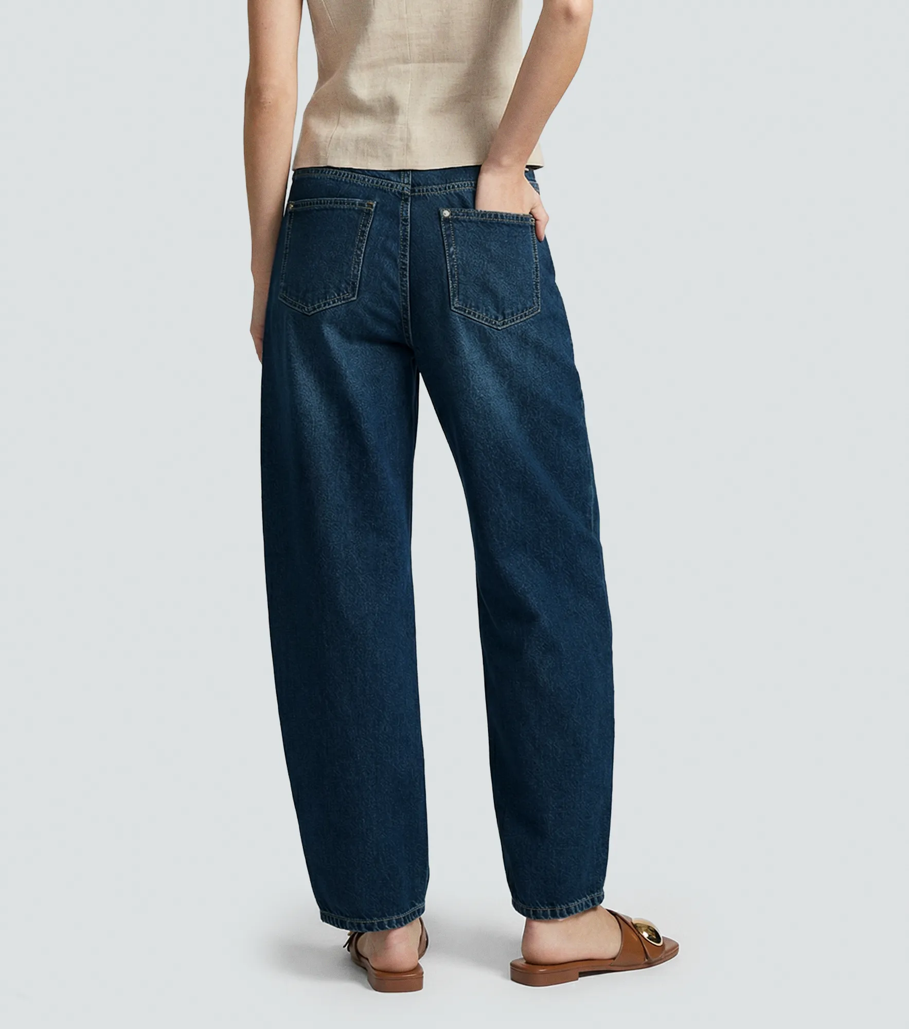 Jean Para Mujer Tipo Barrel Derek 835492 AZ