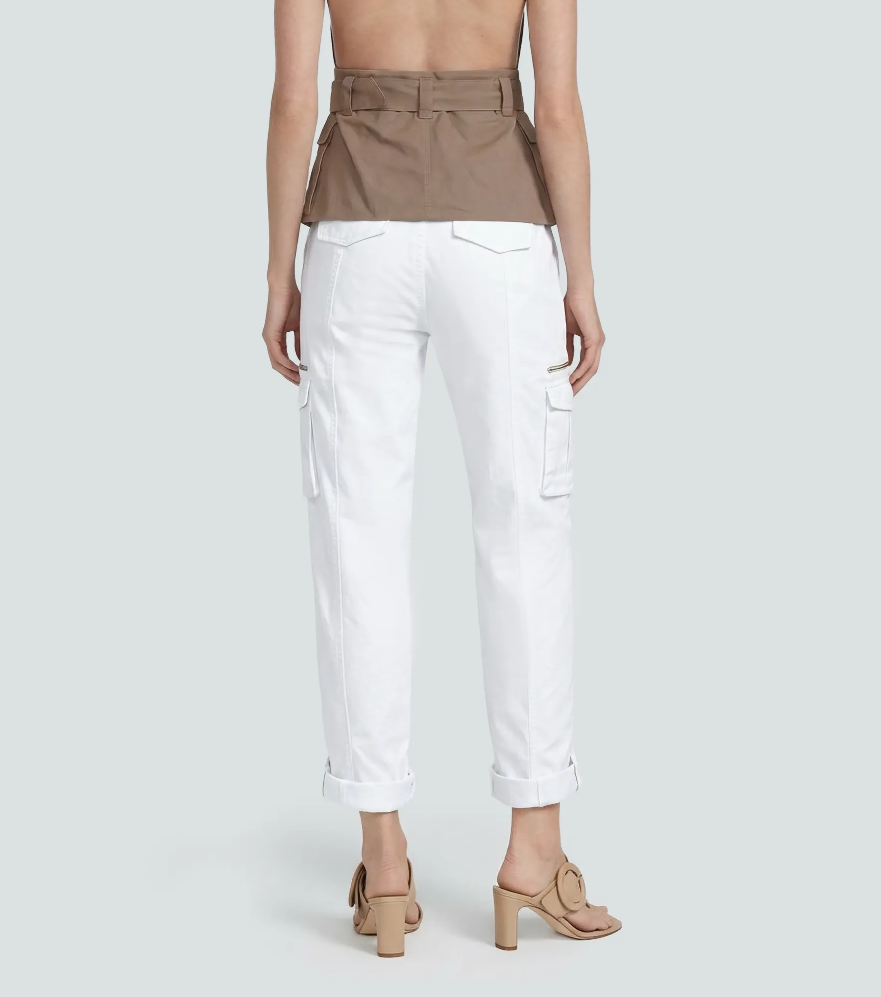 Jean Para Mujer Tipo Cargo Unicolor Barcelona Olivia Derek 834769 BL