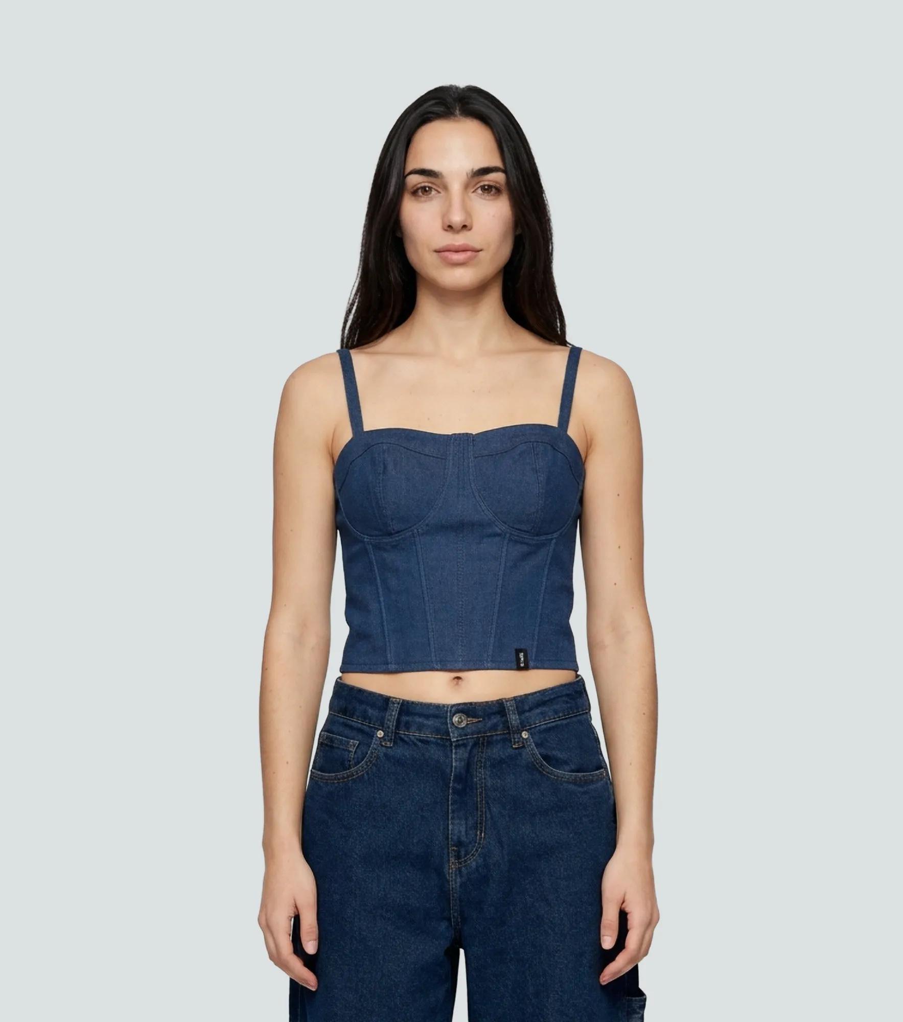 Kendall Corset Con Tiras Unicolor TyperAZ