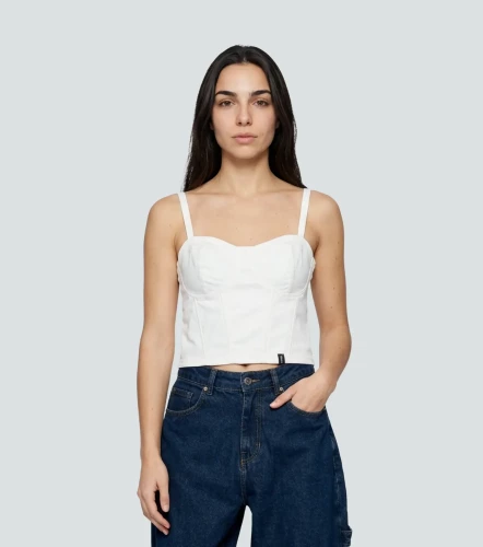 Kendall Corset Con Tiras Unicolor TyperBH
