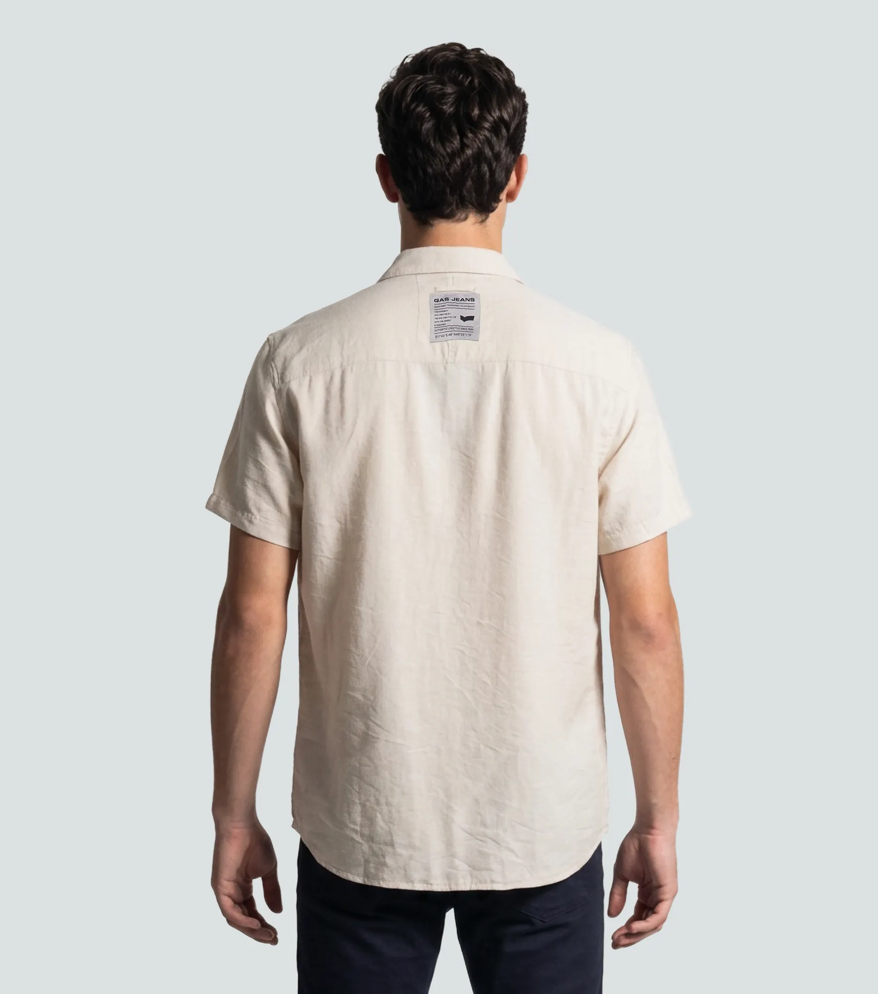 Kent Camisa Slim Fit Masculina Gas 836492 AR