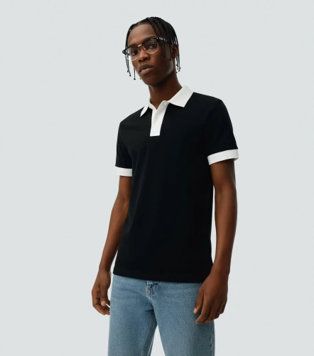 Lucas Polo Con Cuellos Y Punos Combinados TyperNG