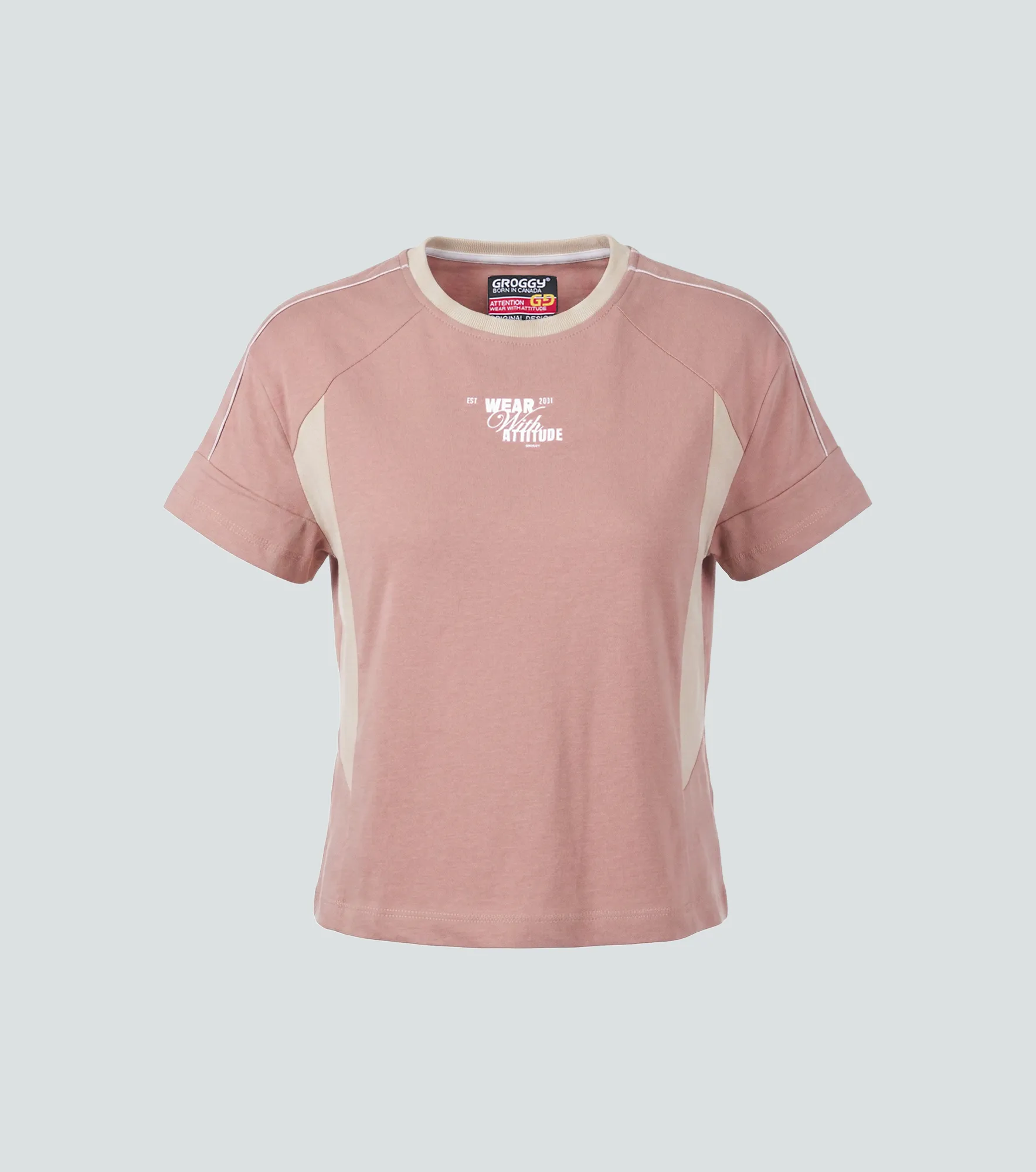 Misaky T Shirt Regular Femenina Groggy 836709 PR