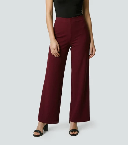 Pantalon Unicolor Para Mujer DerekVT