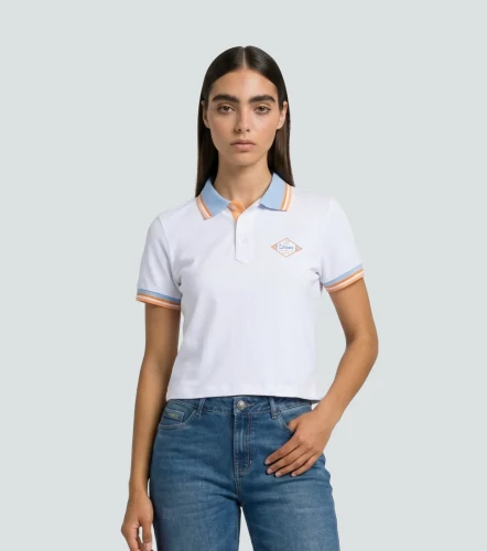 Salma Blusa Polo Con Cuello Y Punos Tejidos UnserBL
