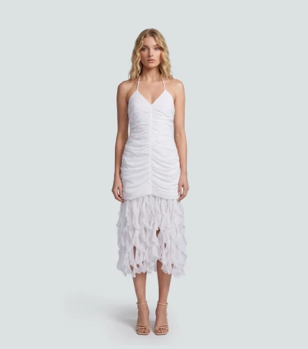 Vestido Ajustado Bodycon Unicolor DerekBL