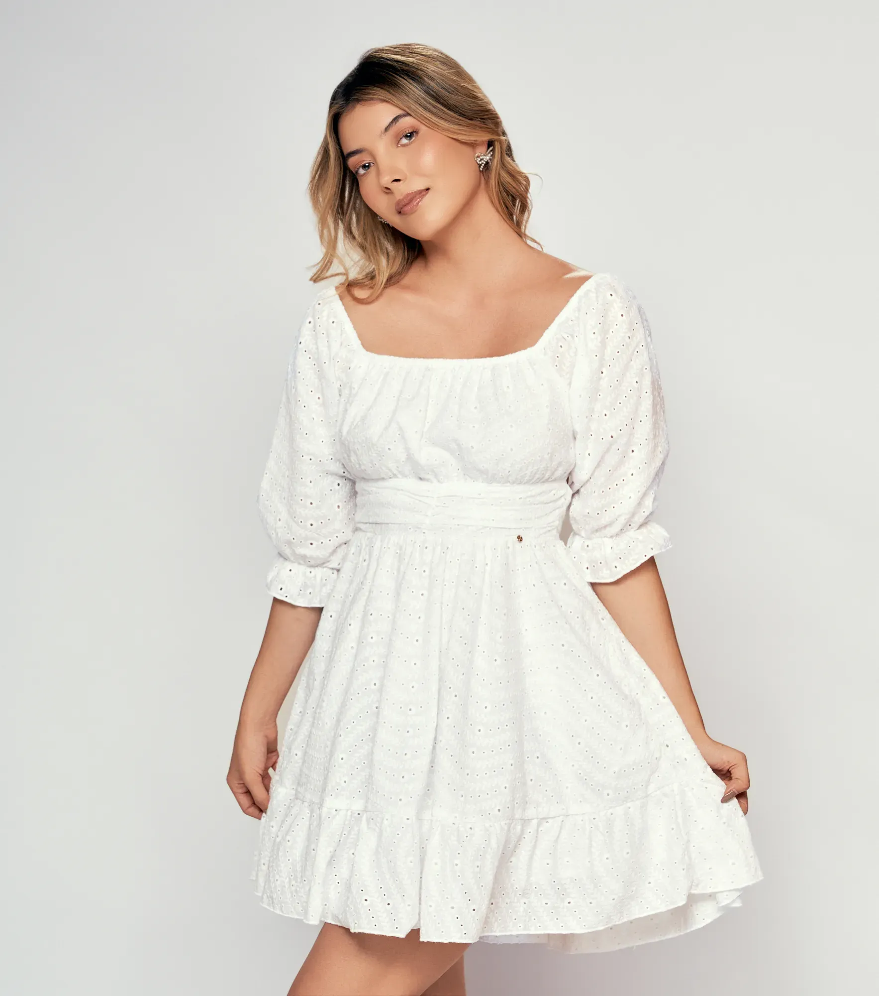 Vestido Para Mujer Corto Unicolor Jennifer Derek 835305 BL