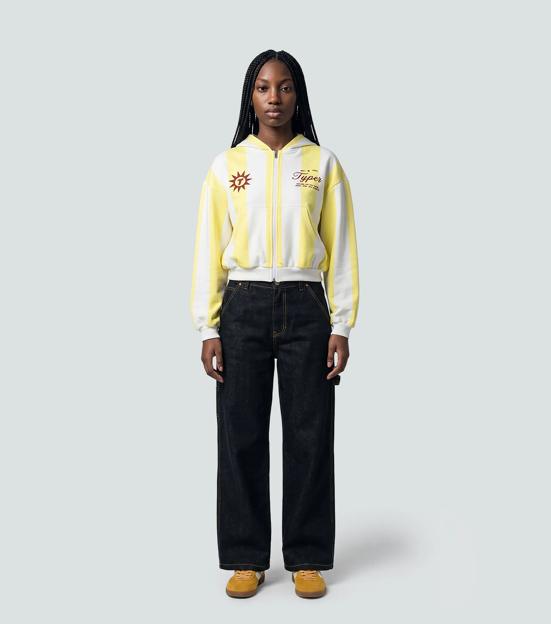 Cameron Hoodie De Rayas Oversize Typer 839346 AM