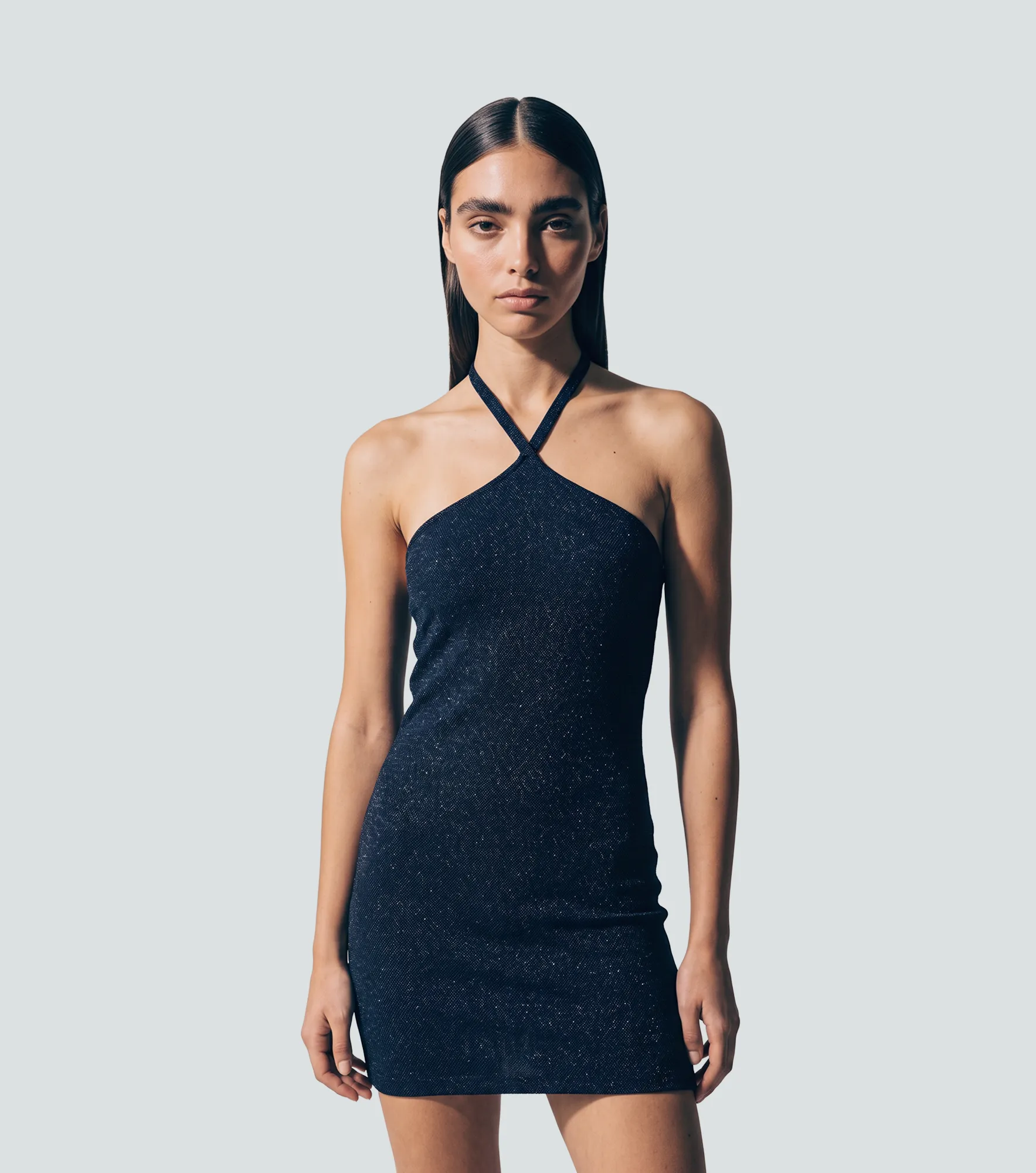 Vestido Tejido Para Mujer Con Tiras De Anudar Sara Derek 839040 AZ