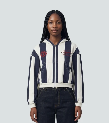 Cameron Hoodie De Rayas Oversize TyperAZ