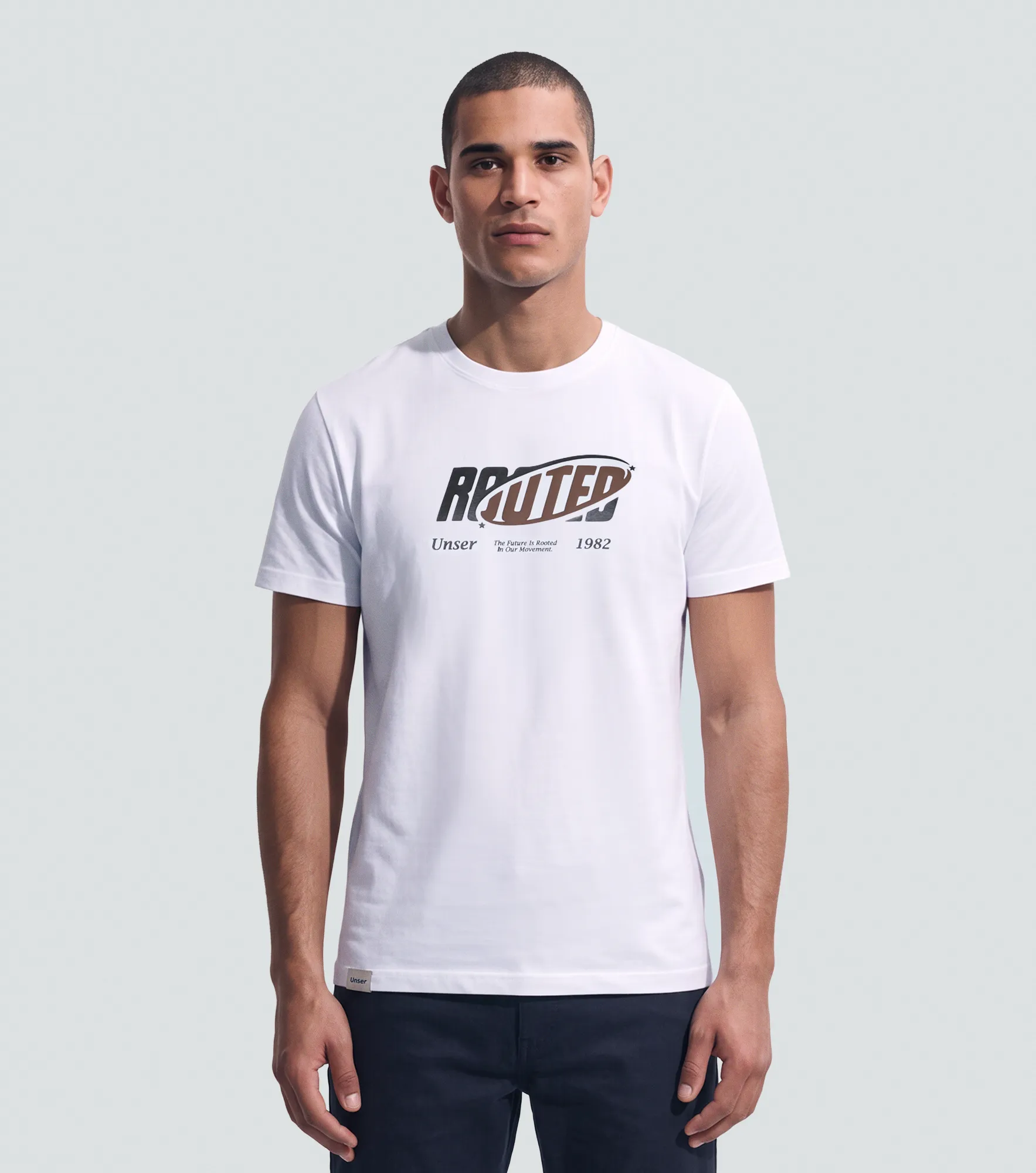Comfort Cris Camiseta Unicolor Con Estampado Unser 836573 BL
