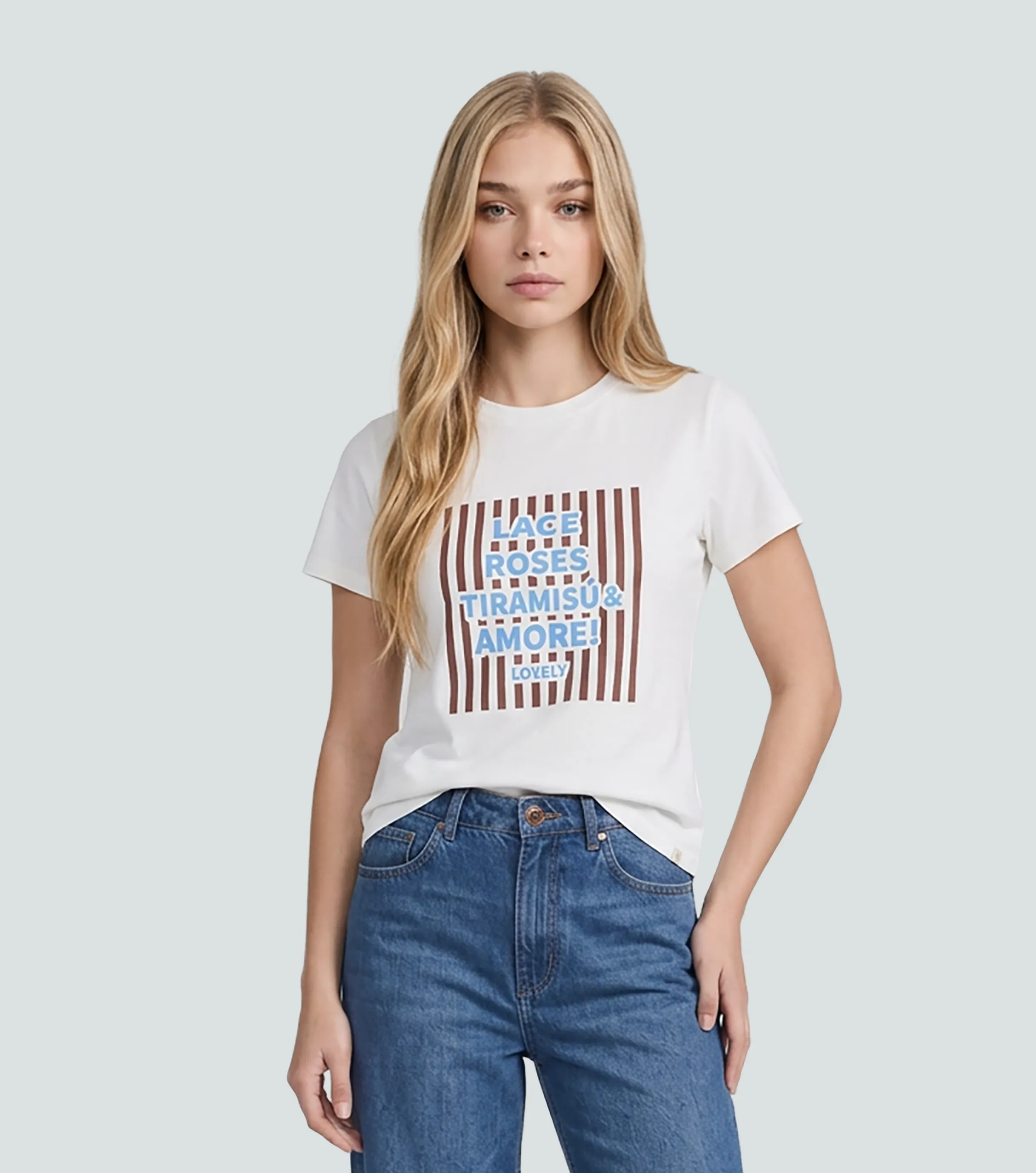 Camiseta Para Mujer Taliana Derek LovelyBL