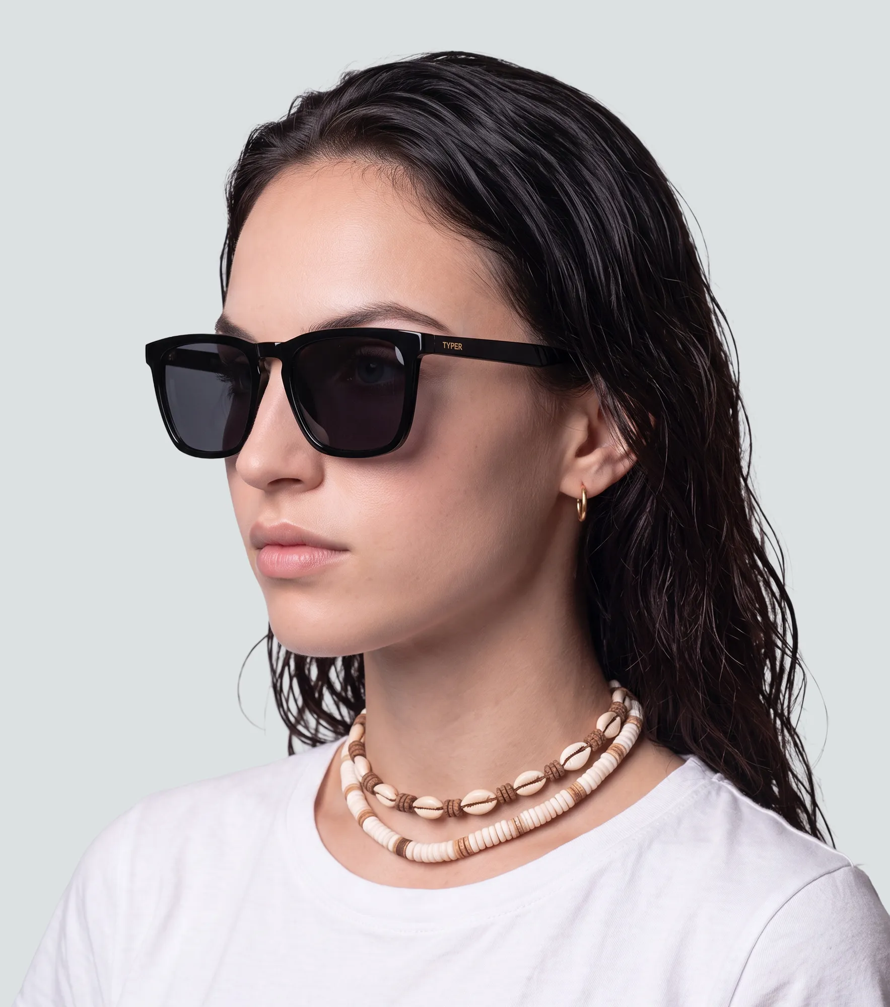 Gafas De Sol De Estilo Clasico Unicolor Con Estuche Typer 838475 NG