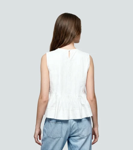 Blusa Para Mujer Con Alforzas Derek LovelyBL