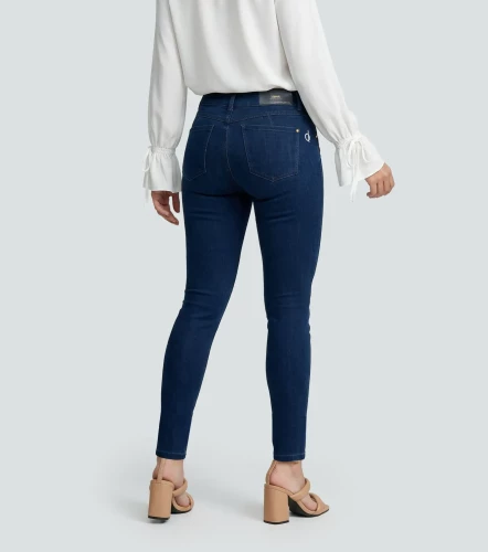Jean Para Mujer Con Realce 3d Bota Skinny DerekAZ