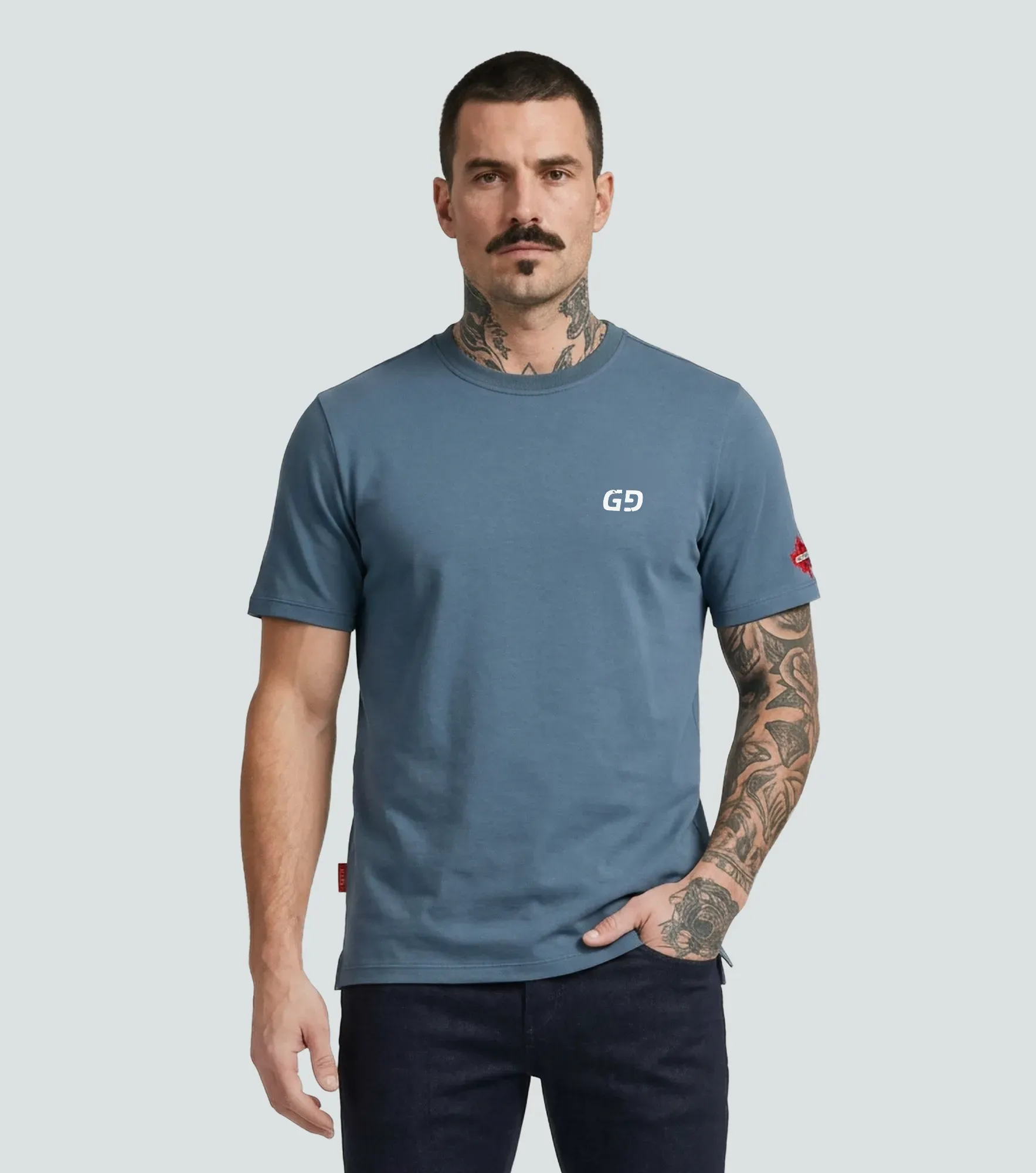 Mark T Shirt Slim Masculina Groggy 835224 GR