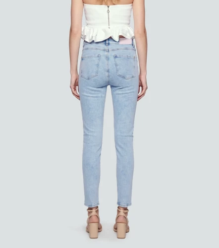 Praga Jean Skinny Para Mujer Bella DerekAZ