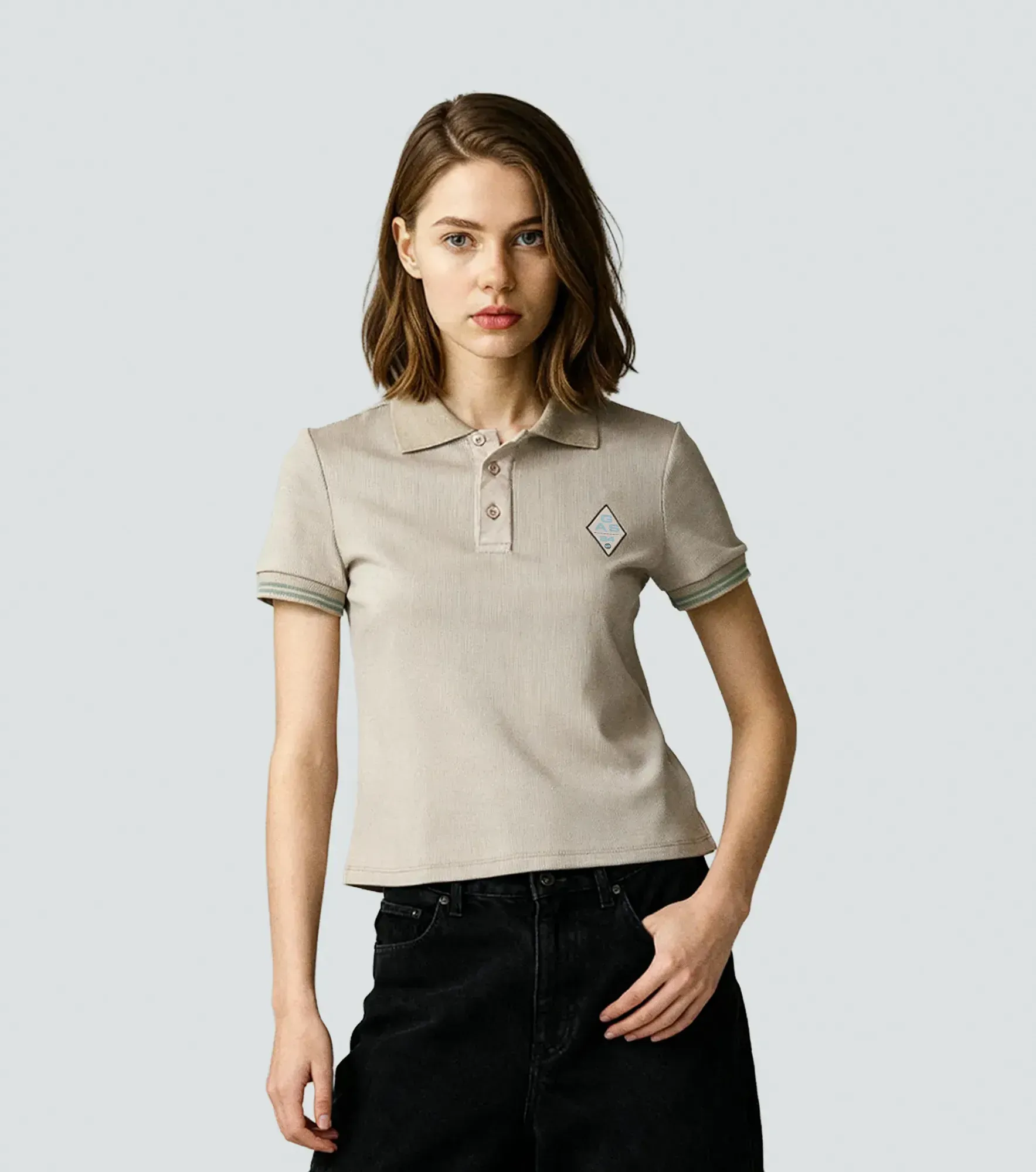 Rochi Polo Slim Fit Femenina Gas 832338 AR