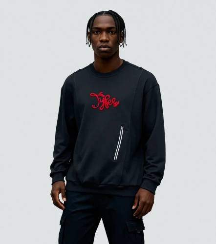 Toscani Buzo Oversized Con Cortes En Rib Y Bolsillo Funcional TyperNG