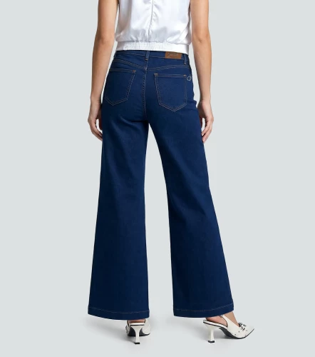 Barcelona Jean Para Mujer Luciana Bota Amplia DerekAZ