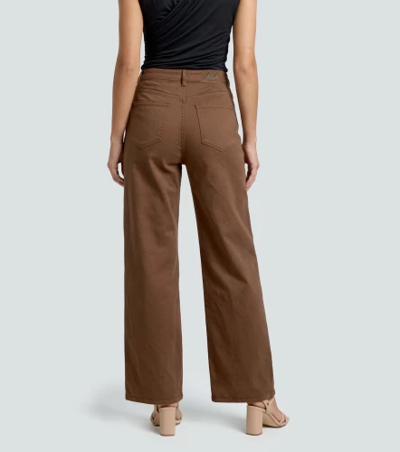 Barcelona Jean Para Mujer Naty Wide Leg Unicolor DerekCF