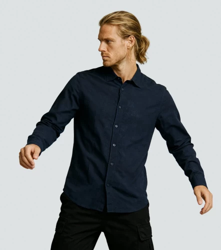 Camisa Jack And Jones Jjesummer Linen Blend Shirt LsAO