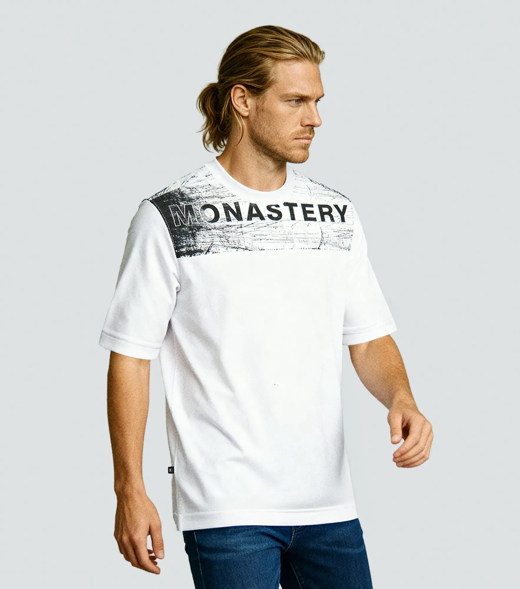 Camiseta Monastery Gibbon T Shirt Oversized Men 132364 BL