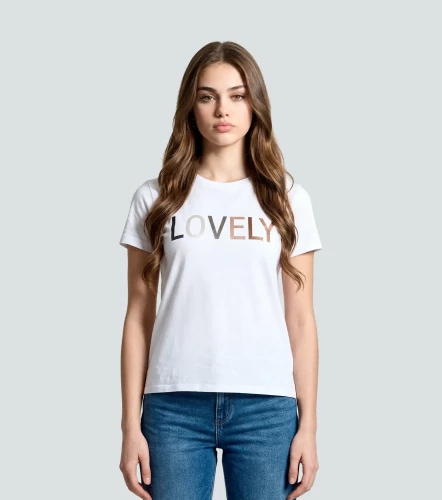 Camiseta Para Mujer Con Bordado Derek LovelyCF