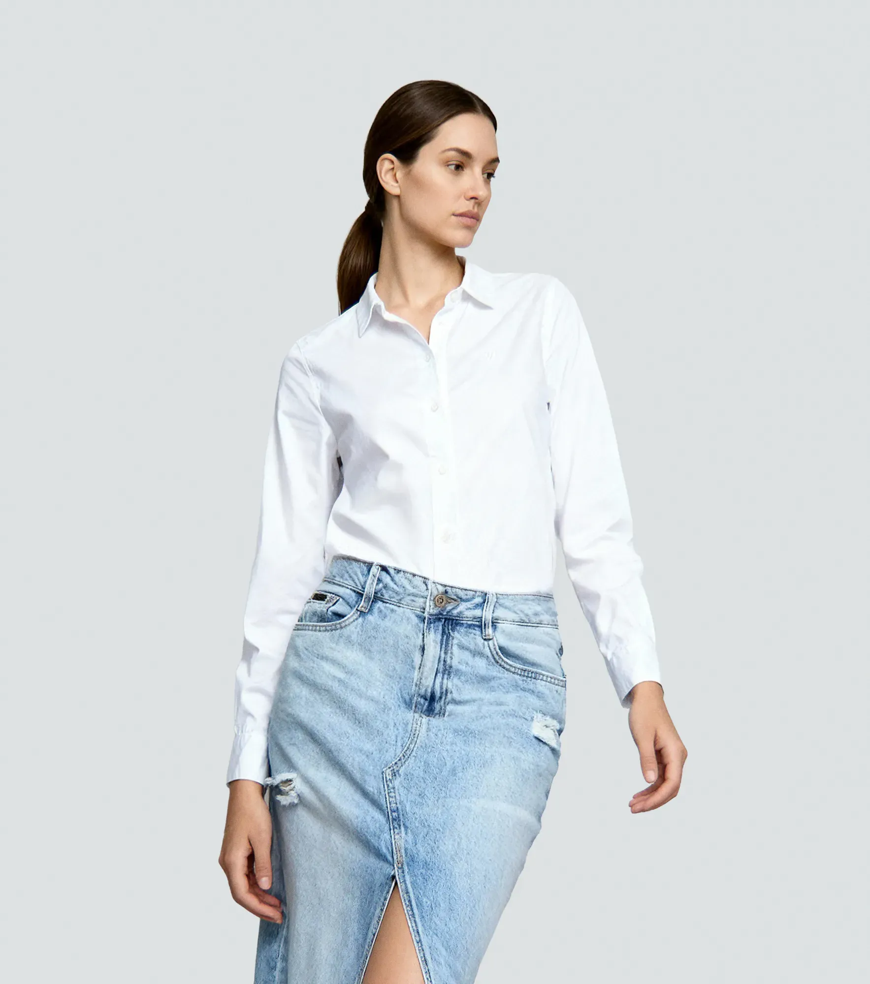 Lucia Blusa Manga Larga Cola De Pato Unser 832625 BL