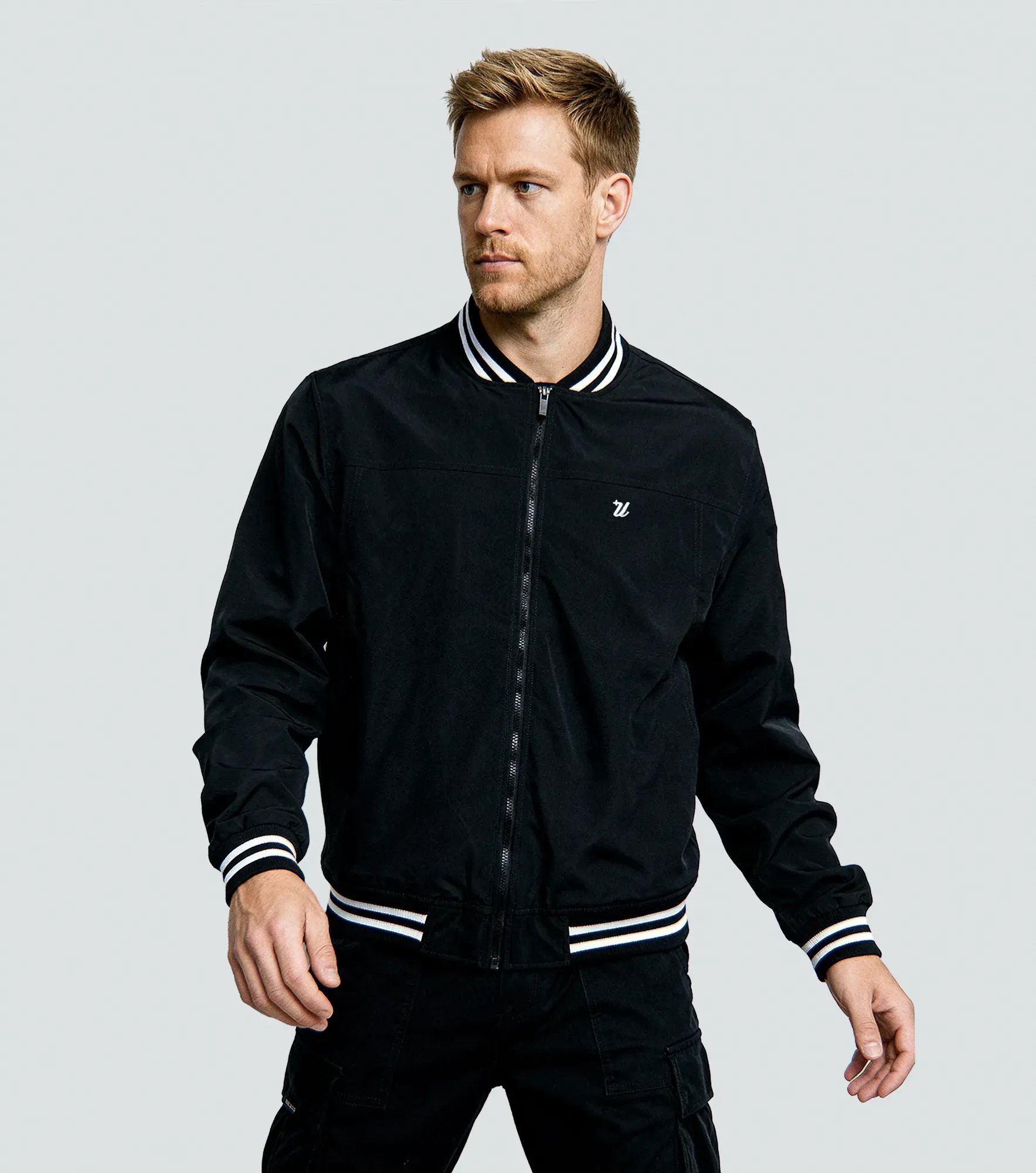 Orland Chaqueta Antifluido Unicolor Con Cortes Unser 836244 NG