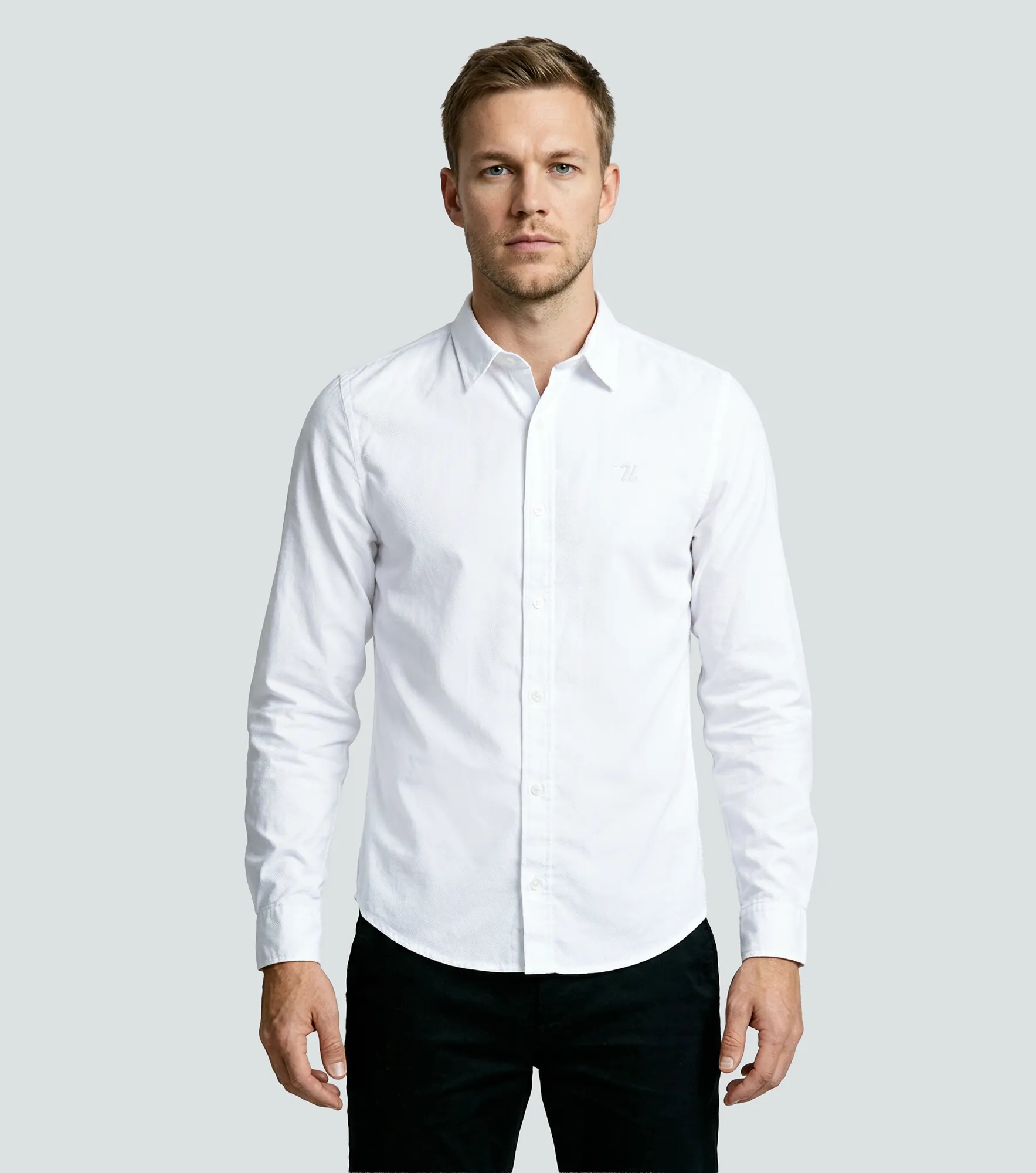 Slim Gabriel Camisa M L Unicolor Unser 836099 BL