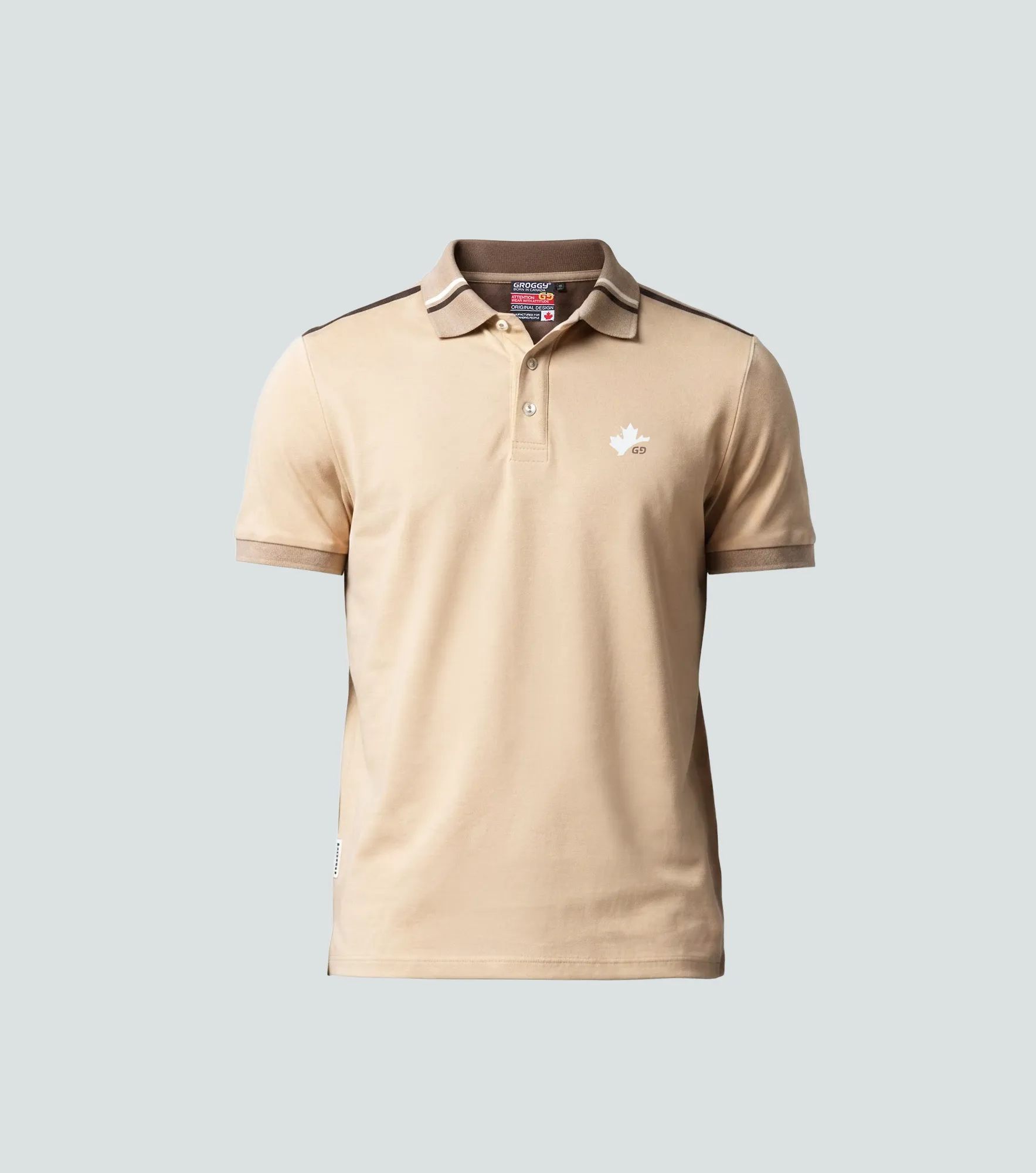 Sotir Polo Slim Masculina Groggy 836873 BG