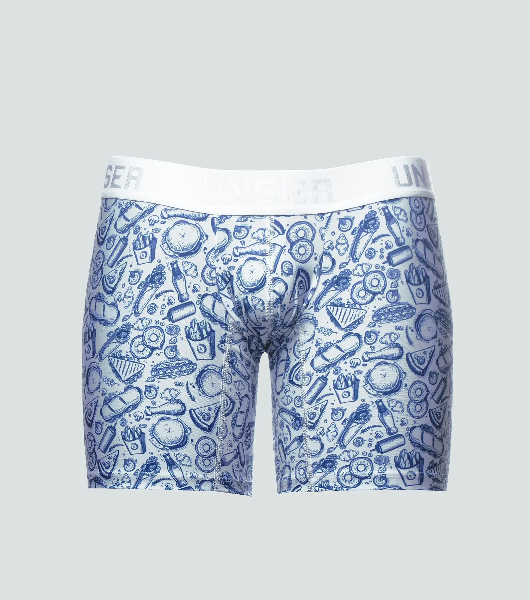 Stiven Boxer Microfibra Con Estampado Unser 837000 BL