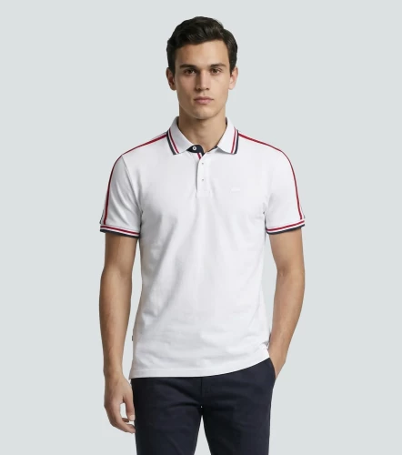 Vikor Polo Slim Fit Masculina GasBL
