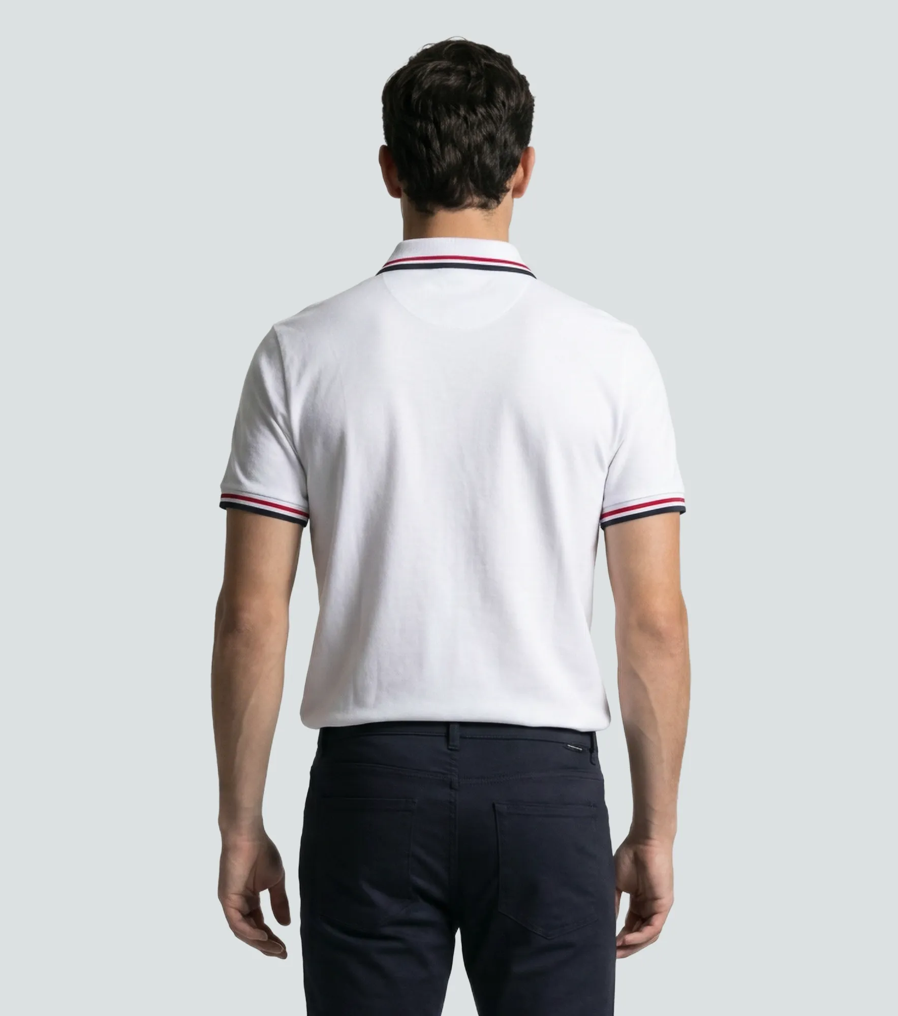 Vikor Polo Slim Fit Masculina Gas 824747 BL