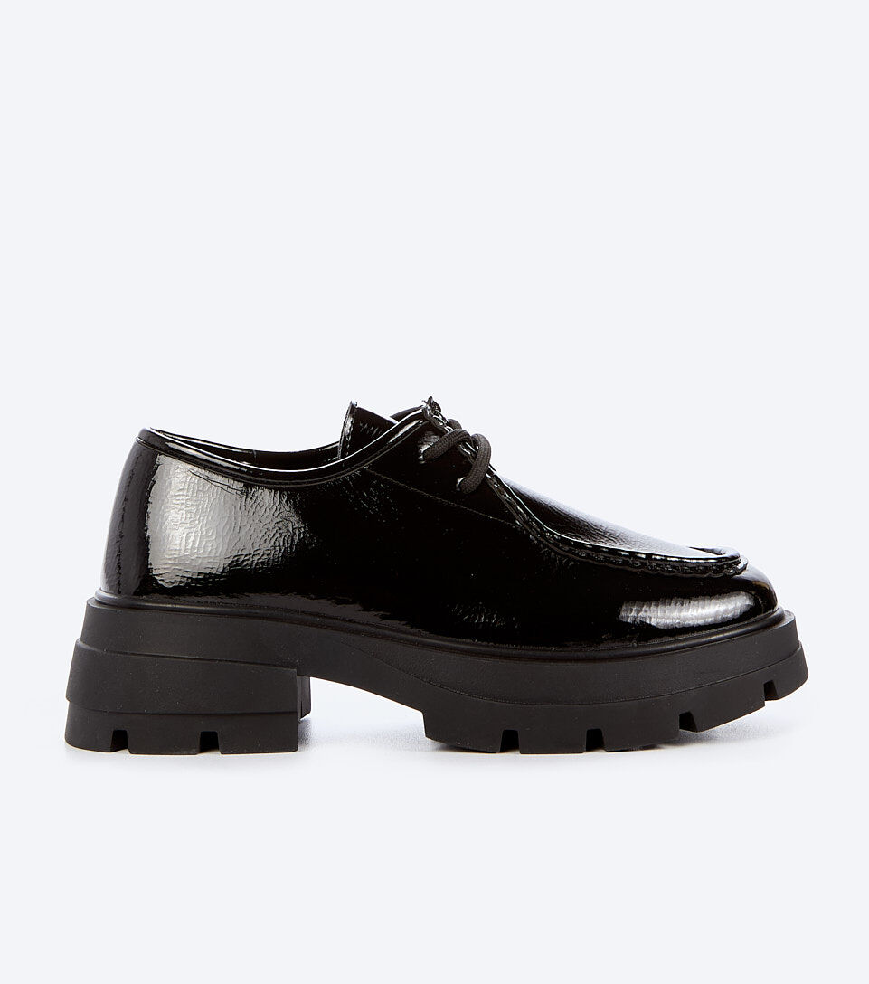 Zapato Mocasin Tipo Charol Derek 832531 NG