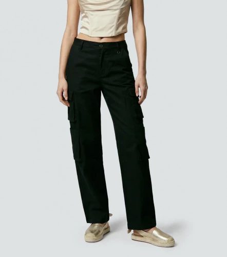 Barcelona Jean Para Mujer Tifanny Cargo En Cuerina DerekNG