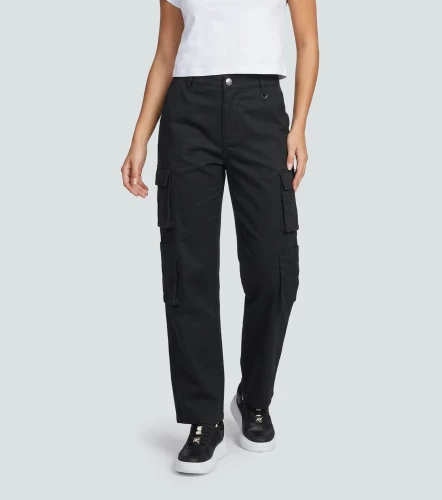 Barcelona Jean Para Mujer Tifanny Cargo En Cuerina DerekNG