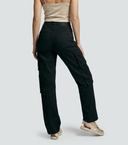 Barcelona Jean Para Mujer Tifanny Cargo En Cuerina DerekNG