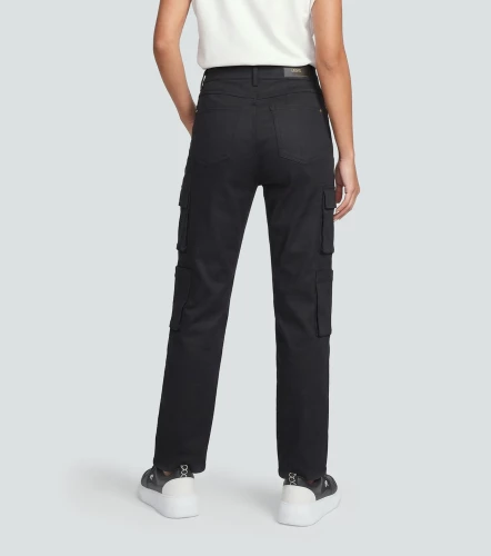 Barcelona Jean Para Mujer Tifanny Cargo En Cuerina DerekNG